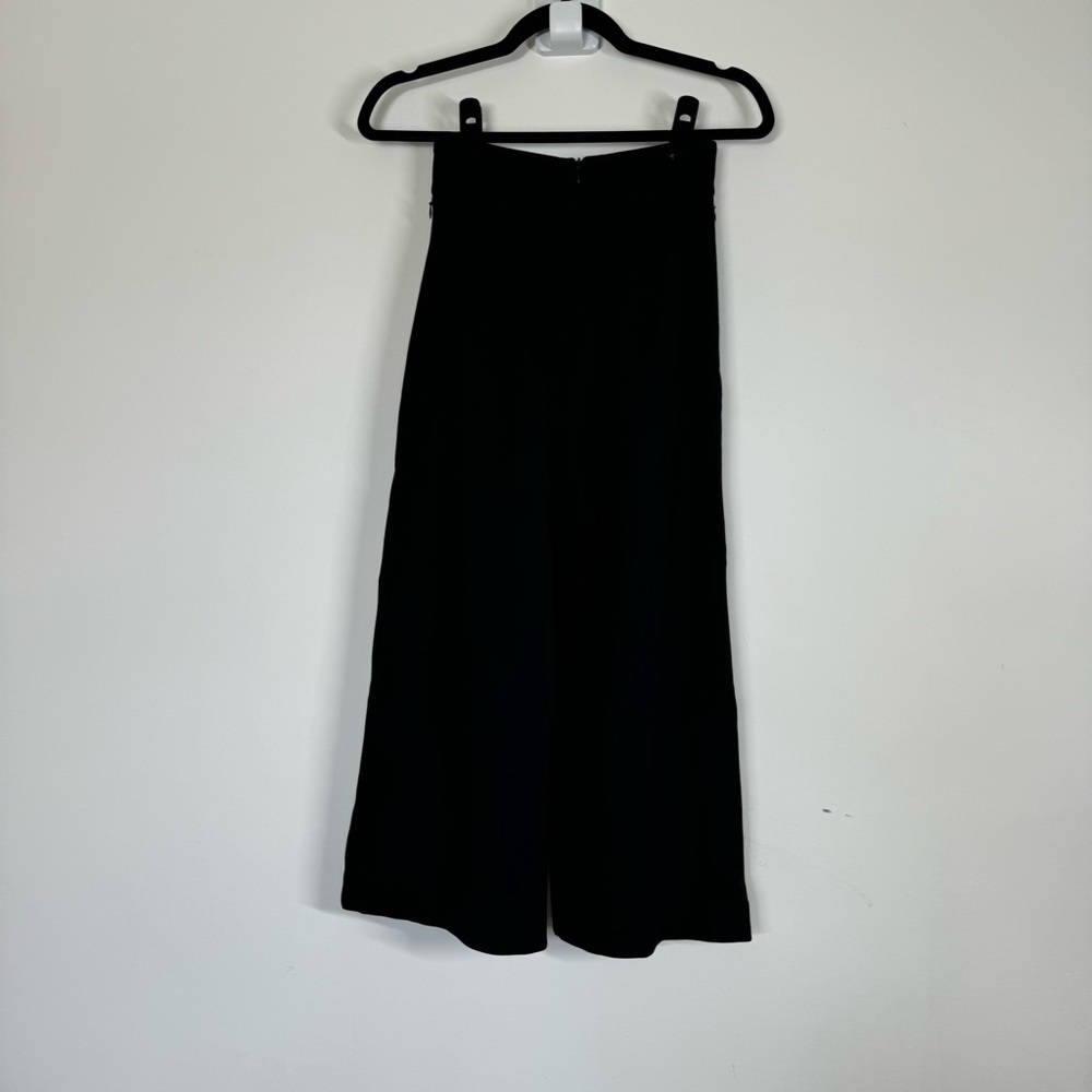 Tibi Pants Ponte Knit High Rise Wide Leg Cropped Culottes - Picture 6 of 11